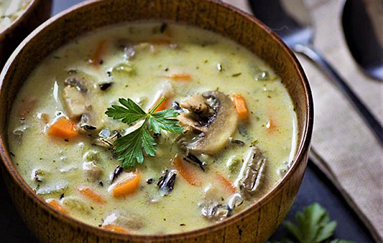 طرز تهیه سوپ قارچ