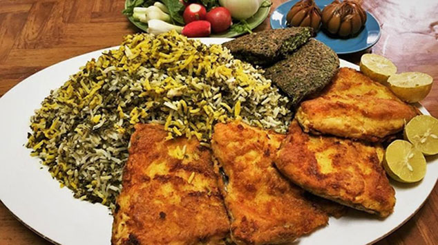 سبزی پلو با ماهی؛ محبوب شب عید