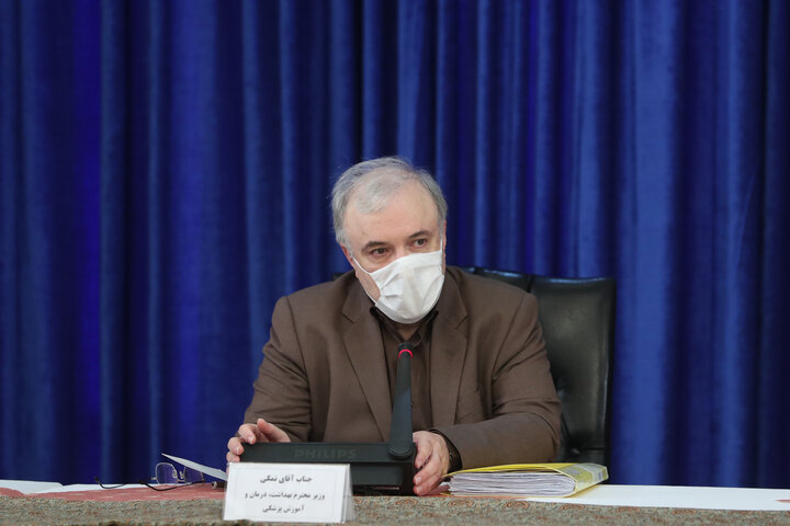 وزیر بهداشت: همه توان بیمارستانی کشور برای درمان بیماران کرونایی استفاده می‌شود