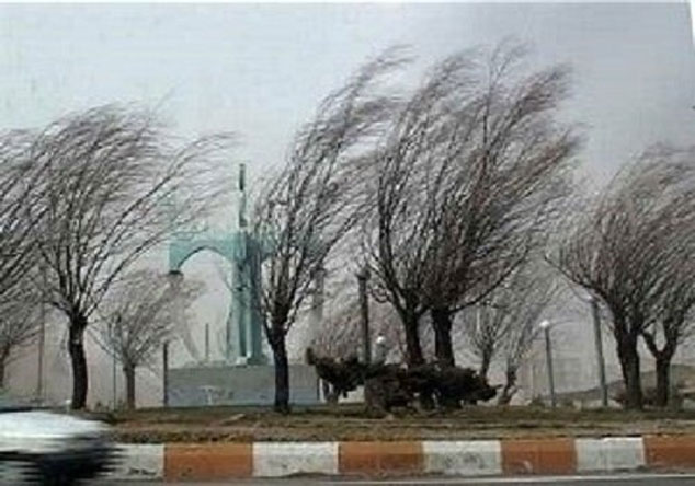 هشدار هواشناسی نسبت به رگبار باران و وزش باد شدید