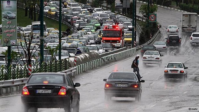 احتمال بارش در سطح استان تهران