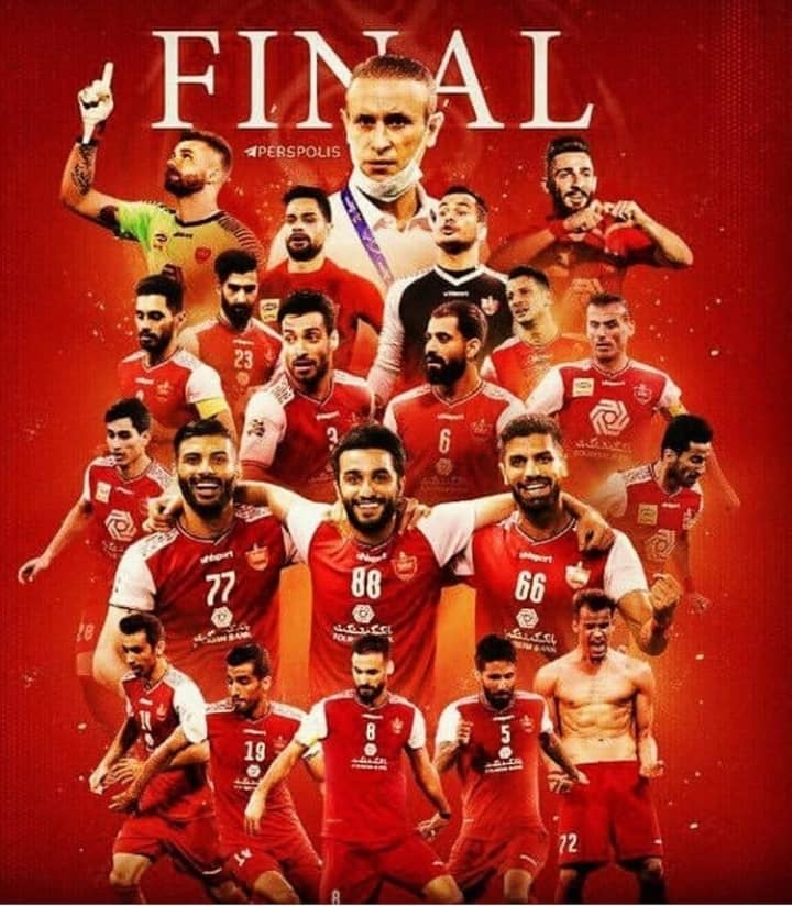 مهدی مهدوی کیا با انتشار پستی برای بازیکنان پرسپولیس در فینال آسیا آرزوی موفقیت کرد