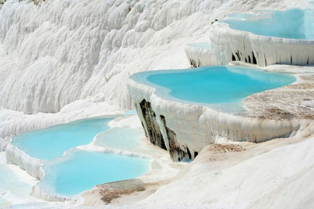 پاموک قلعه؛ ترکیه (Pamukkale)