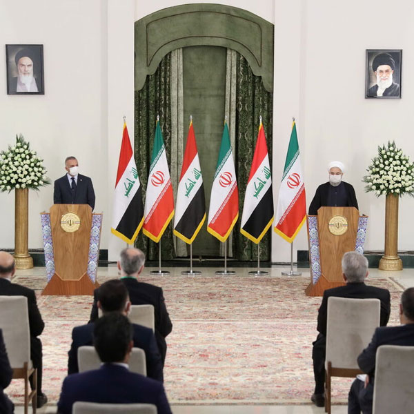 سخنان روحانی در نشست خبری مشترک با نخست وزیر عراق